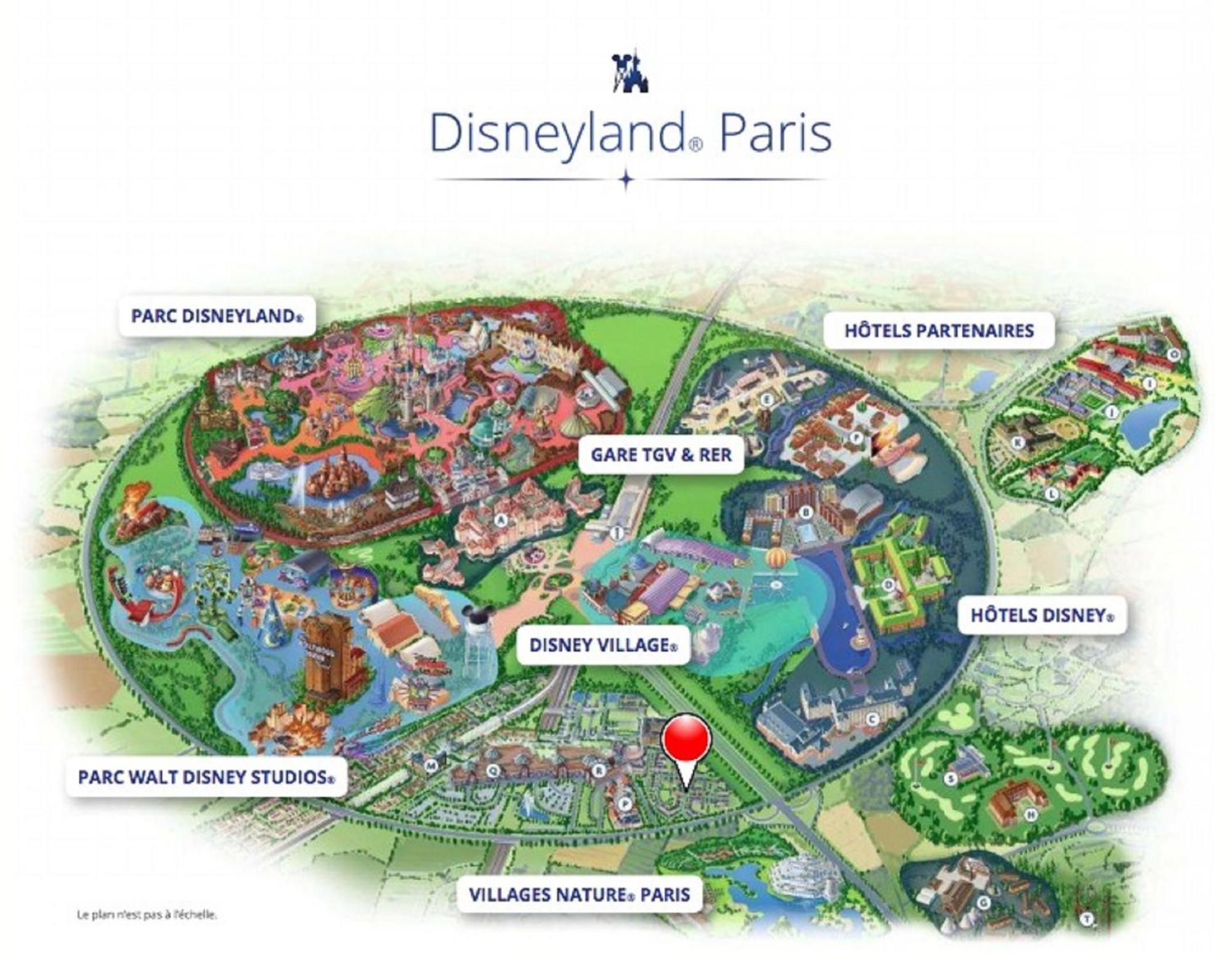 Le Cartier Appt F3, 7Mn Disneyland, Parking,Terrace Serris Exterior foto