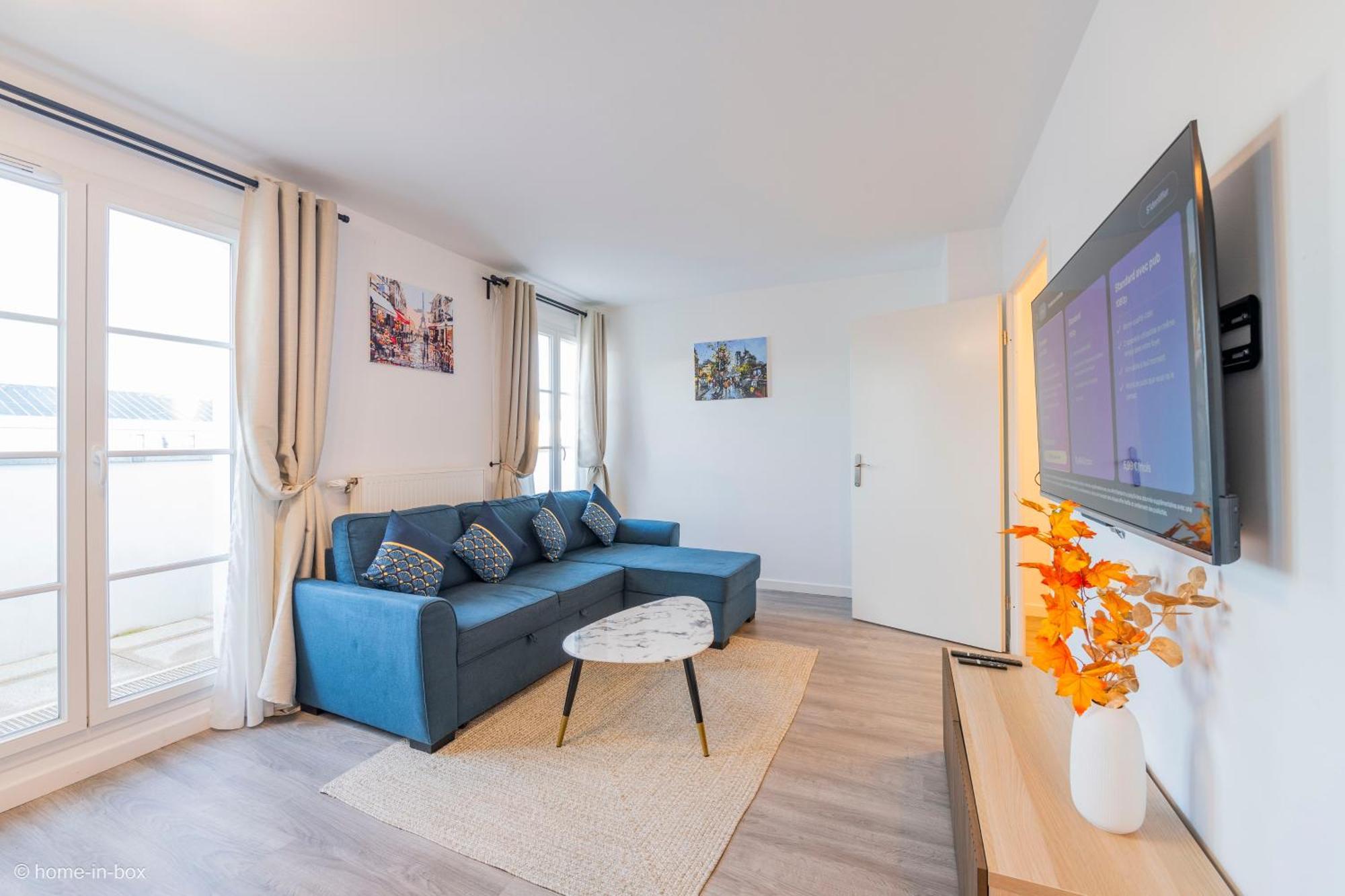 Le Cartier Appt F3, 7Mn Disneyland, Parking,Terrace Serris Exterior foto