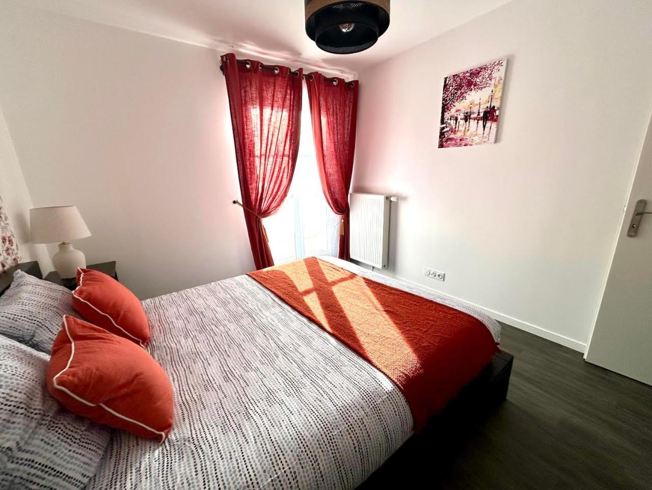 Le Cartier Appt F3, 7Mn Disneyland, Parking,Terrace Serris Exterior foto