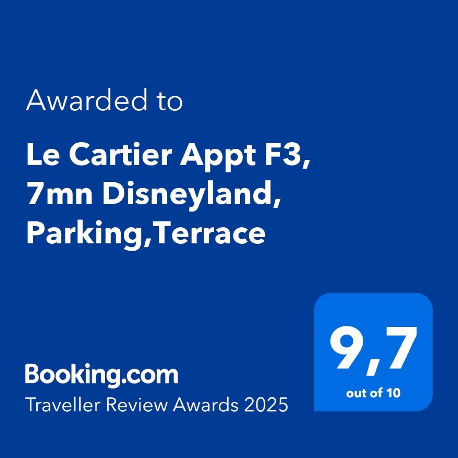 Le Cartier Appt F3, 7Mn Disneyland, Parking,Terrace Serris Exterior foto